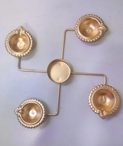 Swastik Brass Diya