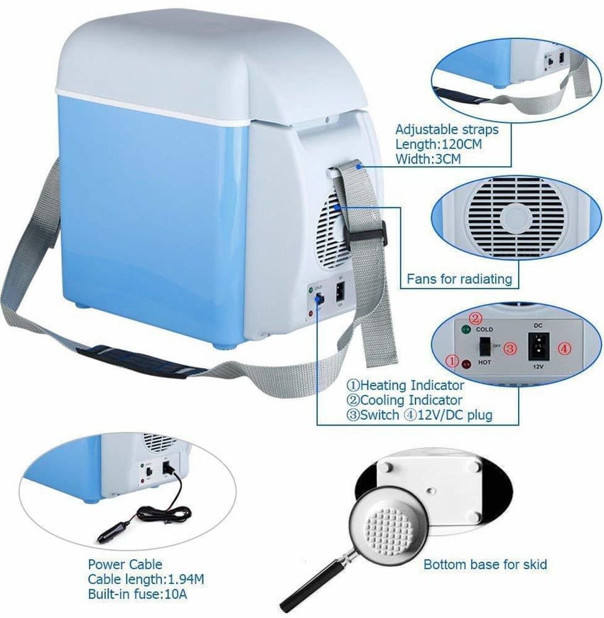 Compect and Portable mini car Refrigerator
